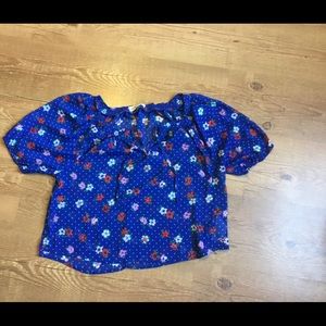 Hollister Navy Blue Blouse